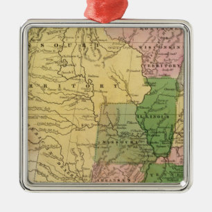 United States 13 Metal Tree Decoration