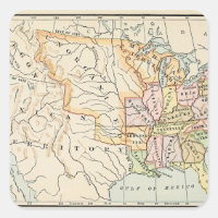 United States 1830 Historical Map Illustration