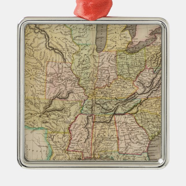 United States 20 Metal Tree Decoration (Front)