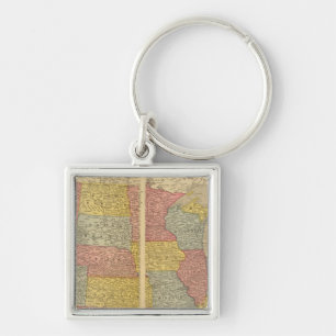 United States 21 Key Ring