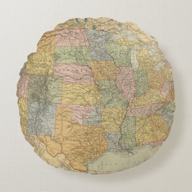 United States 23 Round Cushion (Front)