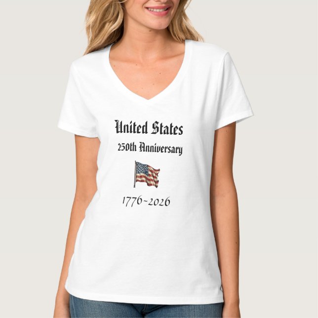 United States 250th Anniverary T-Shirt (Front)