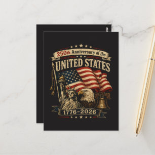 United States 250th Anniversary Celebration Postcard