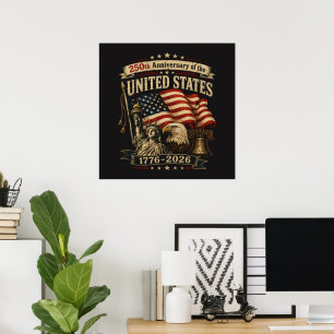 United States 250th Anniversary Celebration Poster