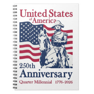 United States 250th Anniversary Commemorative Art Notebook