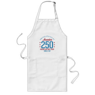 United States 250th Anniversary Making History  Long Apron