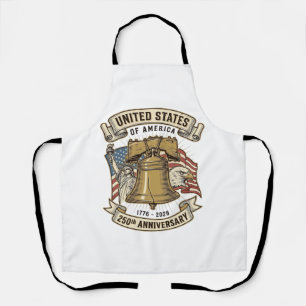 United States 250th Anniversary Patriotic Vector D Apron