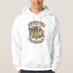 United States 250th Anniversary Patriotic Vector D Hoodie