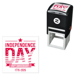 United States 250th Independence Day Anniversary Self-inking Stamp