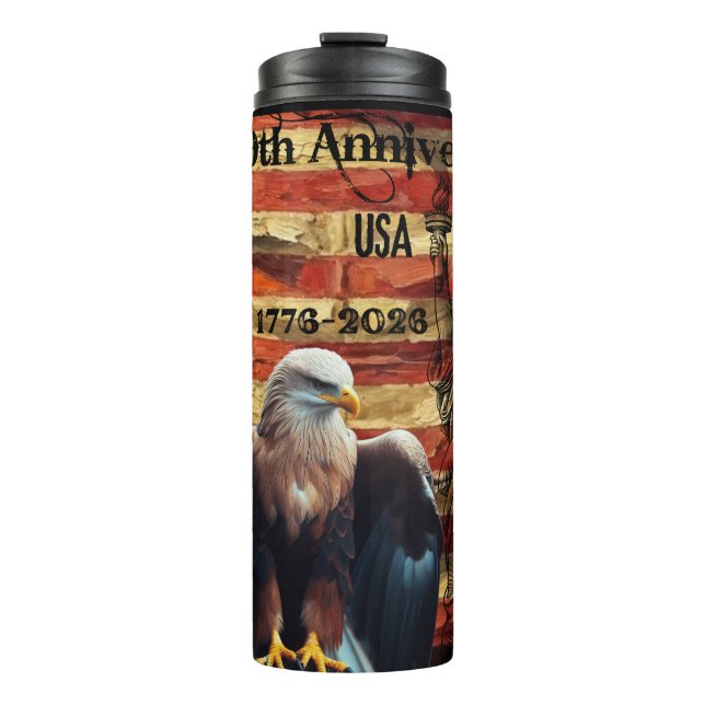  United States 250th Semiquincentennial  Thermal Tumbler (Front)
