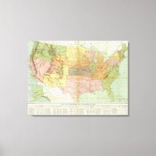 United States 28 Canvas Print
