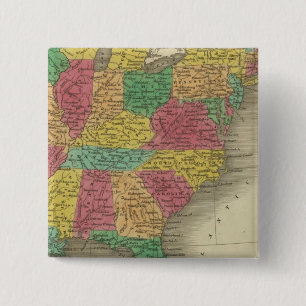 United States 33 15 Cm Square Badge