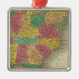United States 33 Metal Tree Decoration