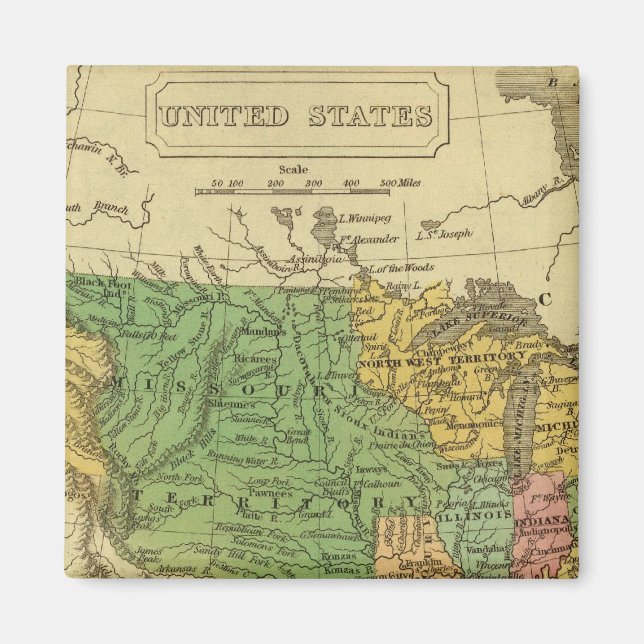 United States 6 Magnet (Front)