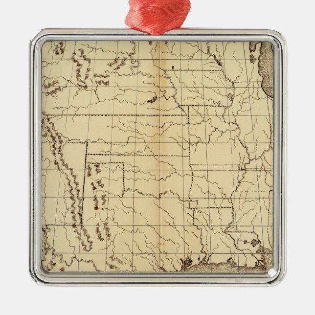United States 6 Metal Tree Decoration (Front)