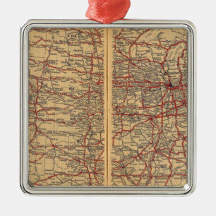 United States 8 Metal Tree Decoration