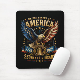 United States America 250th Anniversary Eagle Mouse Pad