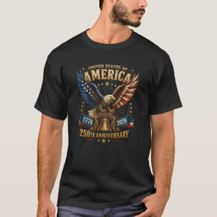 United States America 250th Anniversary Eagle T-Shirt