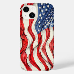 United States American Flag Case-Mate iPhone 14 Case