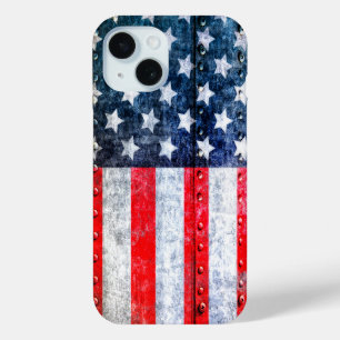 United States American Flag iPhone 15 Case