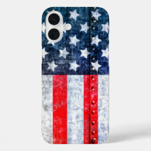 United States American Flag iPhone 16 Plus Case