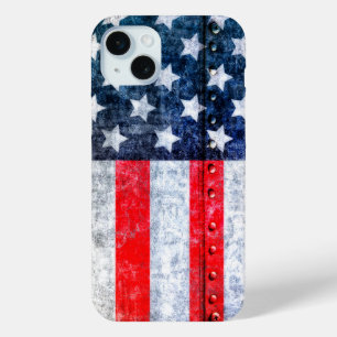 United States American Flag iPhone 15 Mini Case