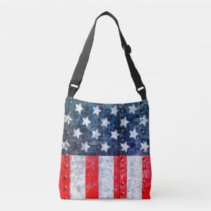 United States American Flag Crossbody Bag