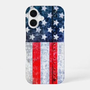 United States American Flag iPhone 16 Case