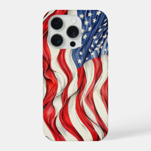 United States American Flag iPhone 15 Pro Case