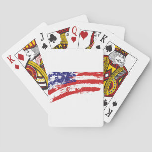 United States/American Star Flag, USA/US Playing Cards