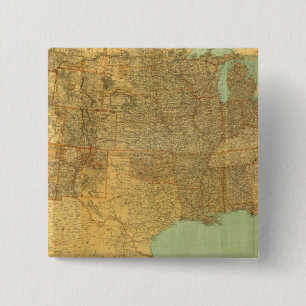 United States and Territories 15 Cm Square Badge