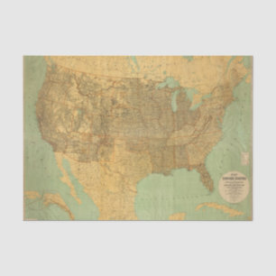 United States and Territories Tissue Paper