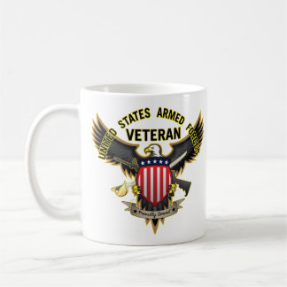 United States Armed Forces Veteran, Proudly Served Coffee Mug