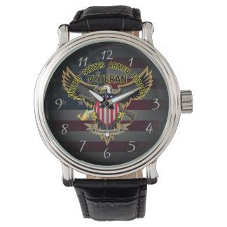 United States Armed Forces Veteran, Proudly Served Watch
