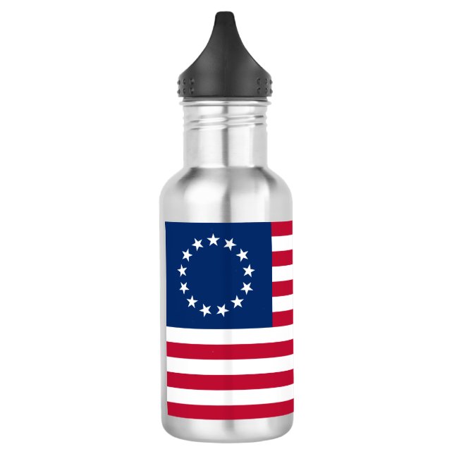 United States Betsy Ross Flag 532 Ml Water Bottle (Left)