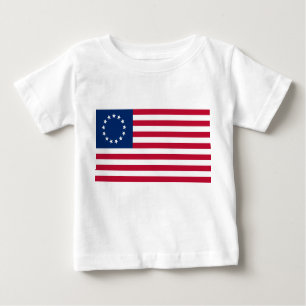 United States Betsy Ross Flag Baby T-Shirt