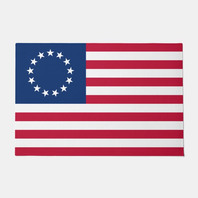 United States Betsy Ross Flag Doormat (Front)