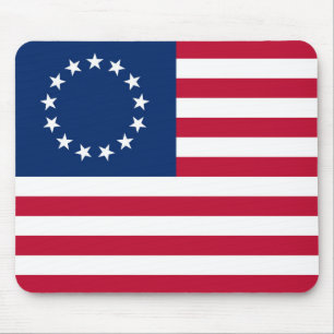 United States Betsy Ross Flag Mouse Pad
