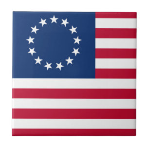 United States Betsy Ross Flag Tile