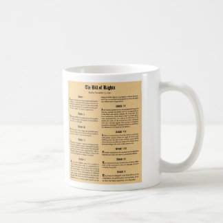 United States Bill of Rights Coffee Mug