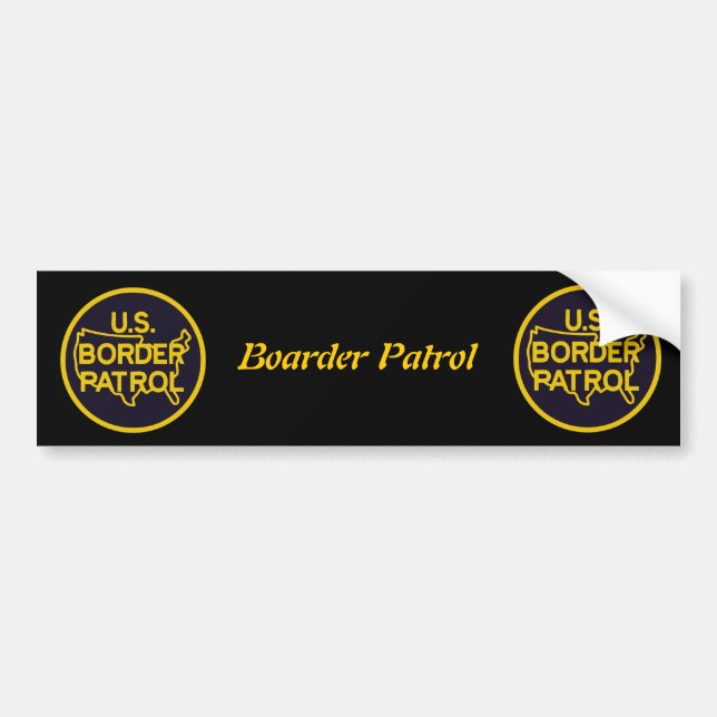 United States Border Patrol Bumper Sticker (Front)