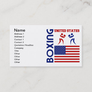 United States Boxin Business Card