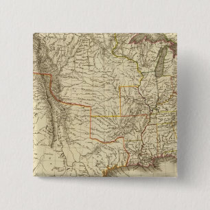 United States, Canada 15 Cm Square Badge