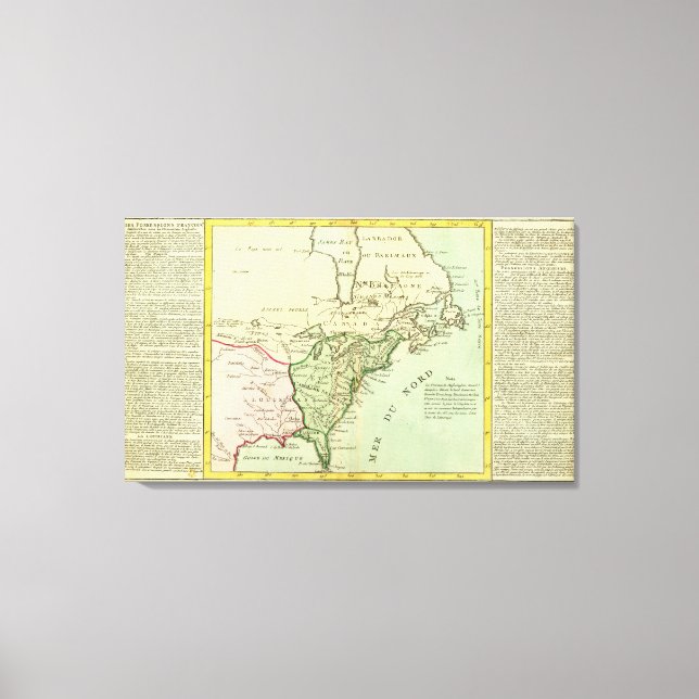 United States, Canada Canvas Print (Front)
