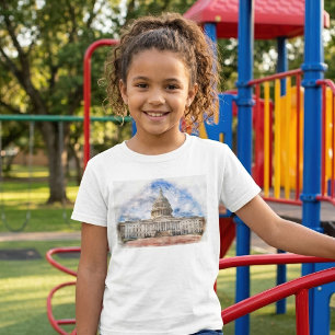 United States Capitol close up in Washington DC  T-Shirt