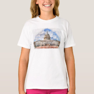 United States Capitol close up in Washington DC  T-Shirt