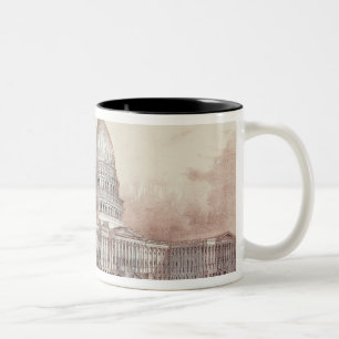 United States Capitol, Washington D.C. Two-Tone Coffee Mug