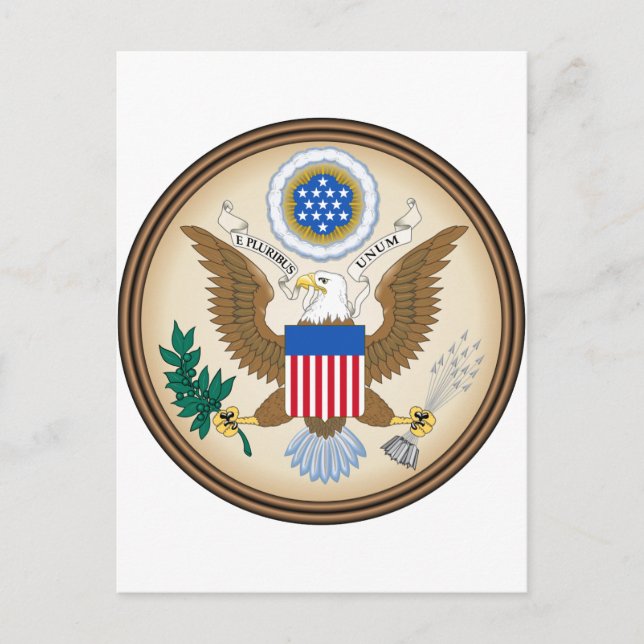 United States Coat of arms US Postcard (Front)