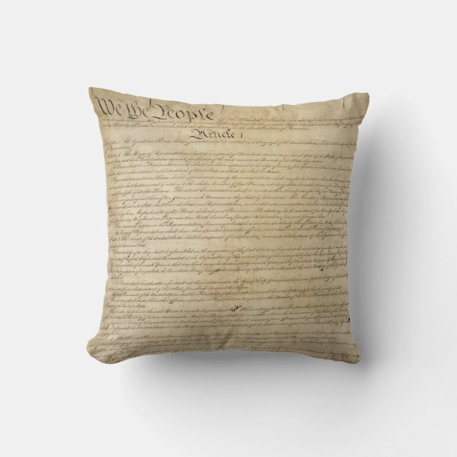 United States Constitution Cushion (Front)