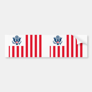 United States Customs Service, United States flag Bumper Sticker